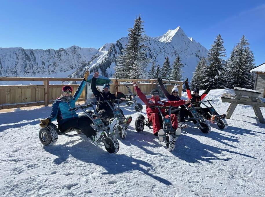 Dans Residence Neuve Le Snow Roc Sur Les Pistes, Grand Studio Cosy 5 Pers Avec Terrasse Panoramique, Sauna, Wifi Сен-Жан-д'Ольп Экстерьер фото