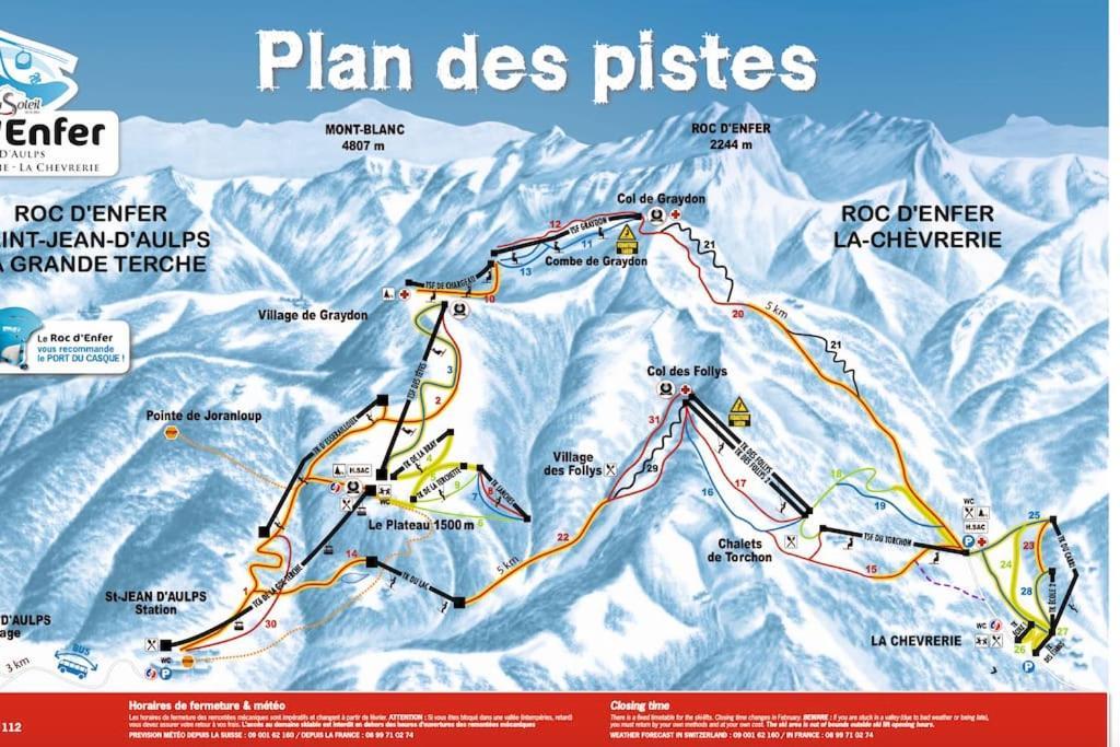 Dans Residence Neuve Le Snow Roc Sur Les Pistes, Grand Studio Cosy 5 Pers Avec Terrasse Panoramique, Sauna, Wifi Сен-Жан-д'Ольп Экстерьер фото