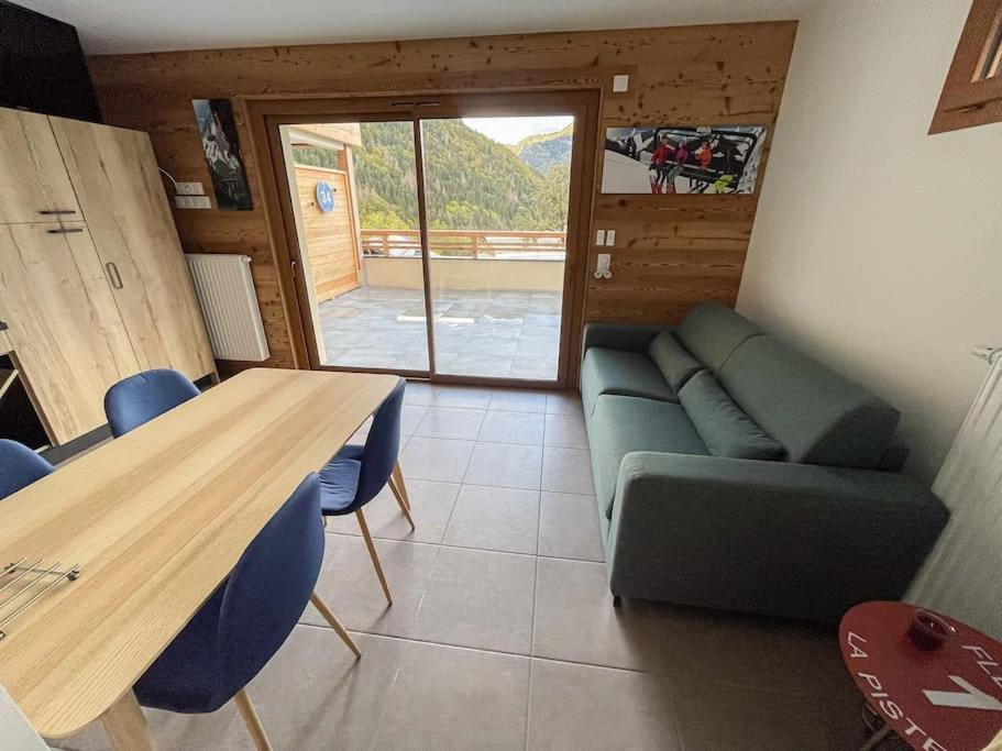 Dans Residence Neuve Le Snow Roc Sur Les Pistes, Grand Studio Cosy 5 Pers Avec Terrasse Panoramique, Sauna, Wifi Сен-Жан-д'Ольп Экстерьер фото