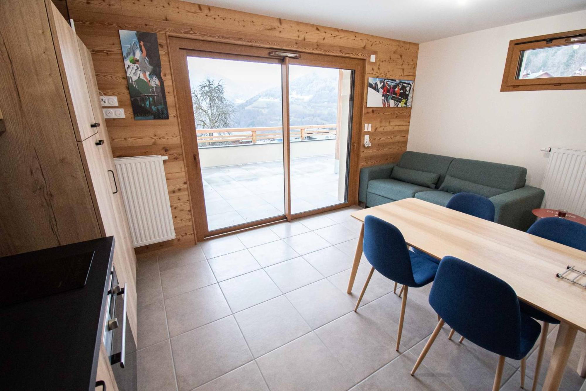 Dans Residence Neuve Le Snow Roc Sur Les Pistes, Grand Studio Cosy 5 Pers Avec Terrasse Panoramique, Sauna, Wifi Сен-Жан-д'Ольп Экстерьер фото