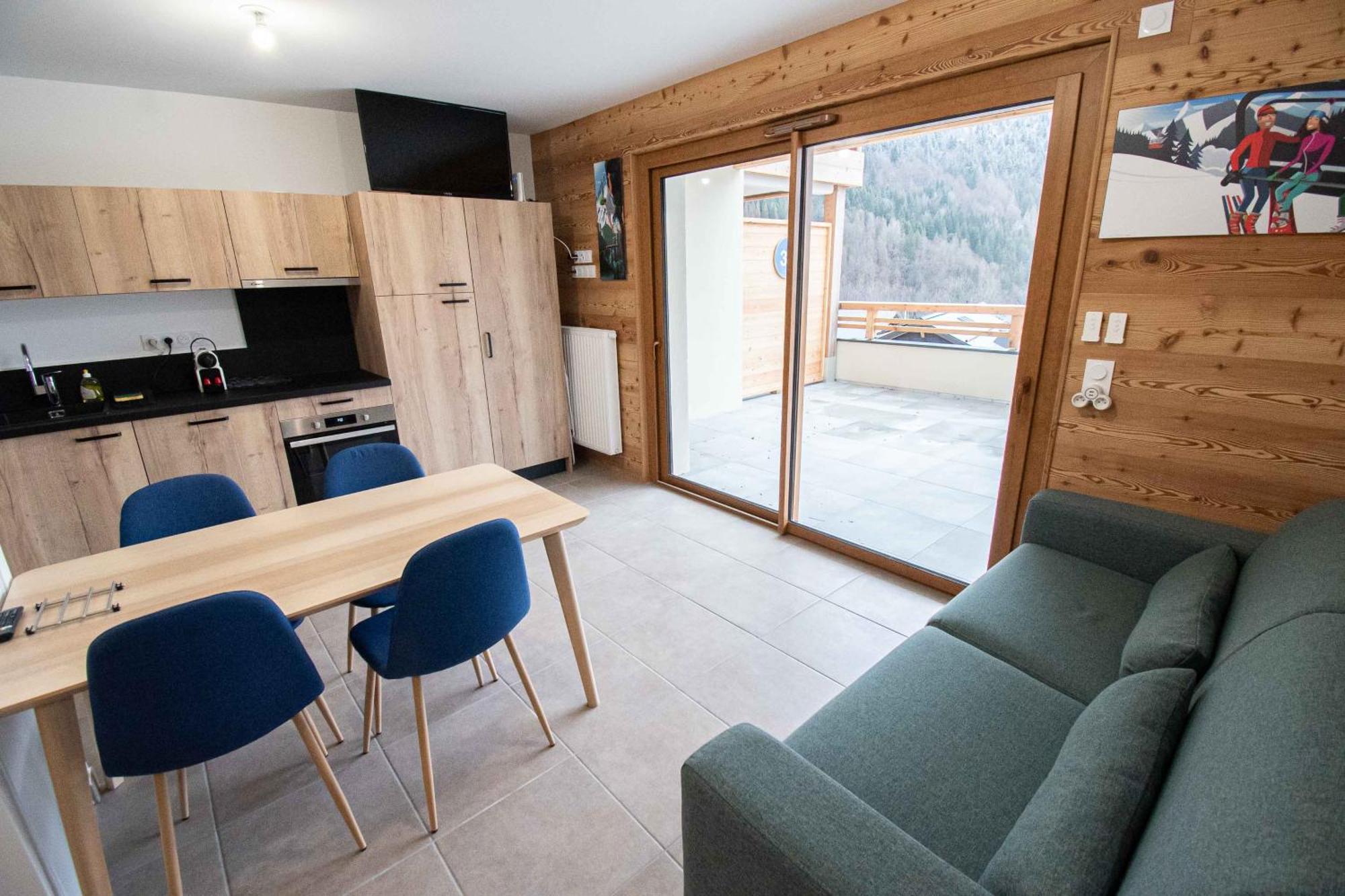 Dans Residence Neuve Le Snow Roc Sur Les Pistes, Grand Studio Cosy 5 Pers Avec Terrasse Panoramique, Sauna, Wifi Сен-Жан-д'Ольп Экстерьер фото