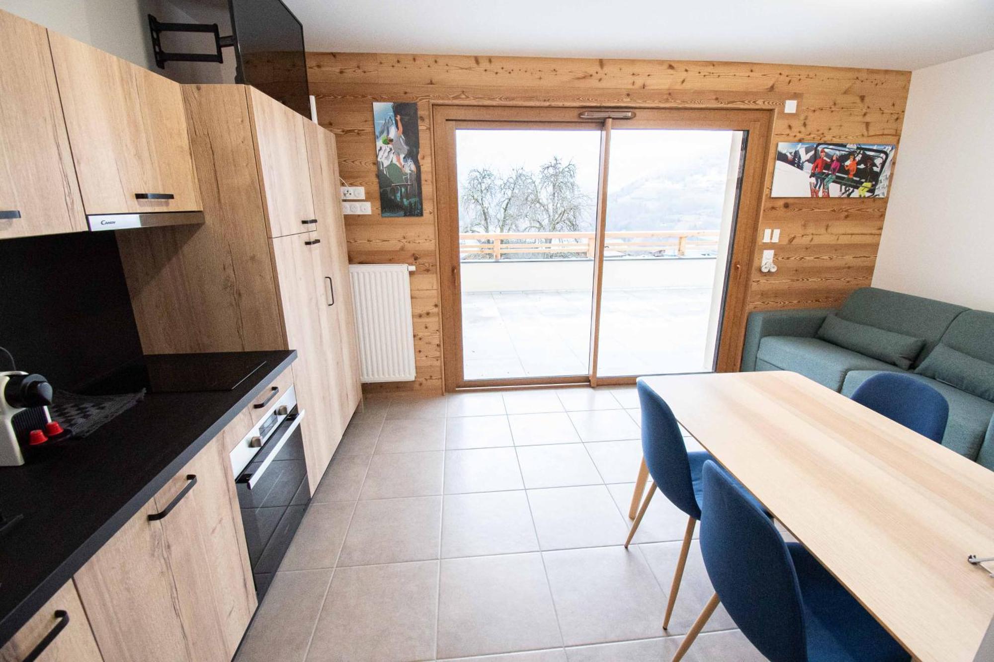 Dans Residence Neuve Le Snow Roc Sur Les Pistes, Grand Studio Cosy 5 Pers Avec Terrasse Panoramique, Sauna, Wifi Сен-Жан-д'Ольп Экстерьер фото