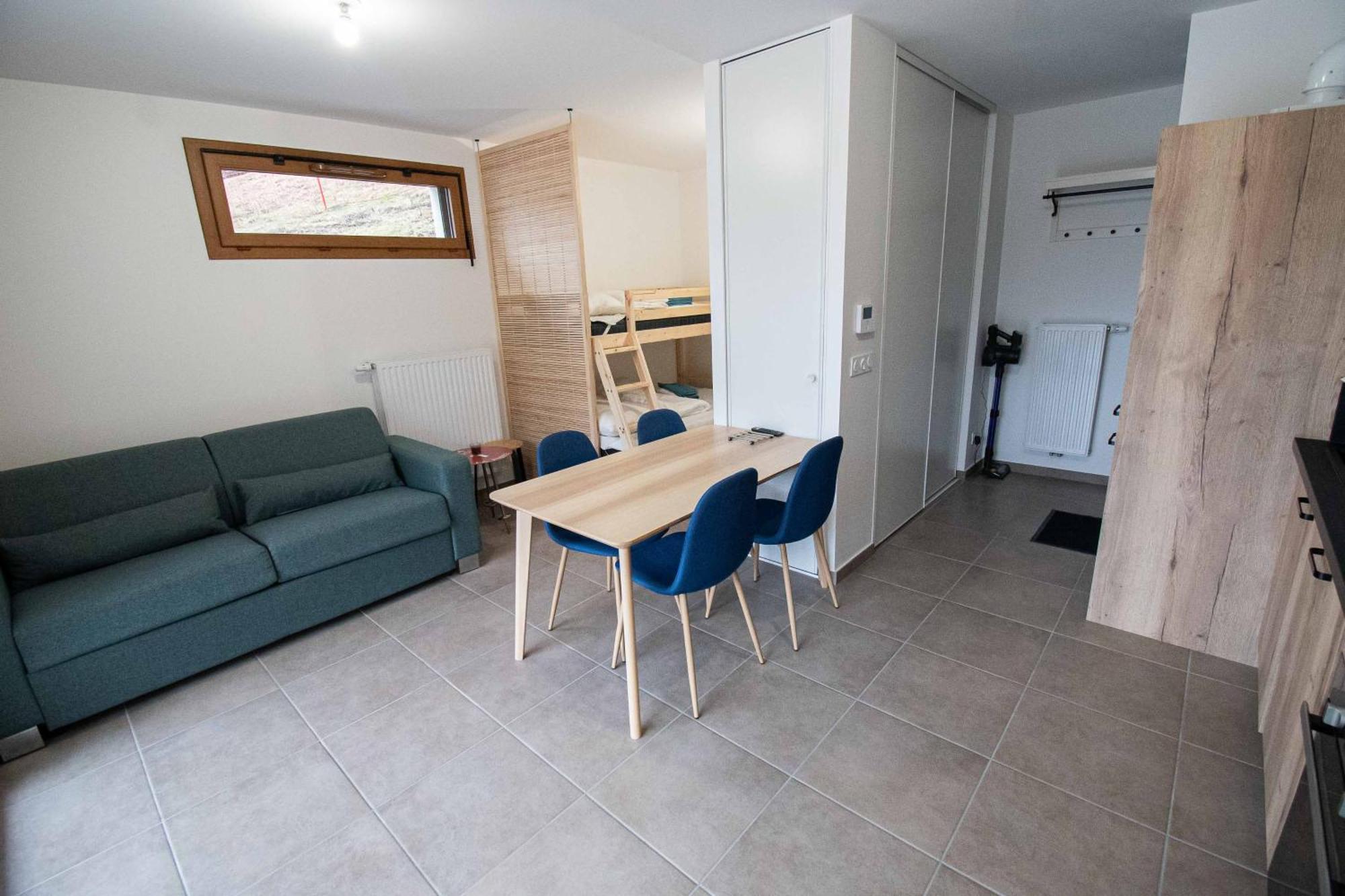 Dans Residence Neuve Le Snow Roc Sur Les Pistes, Grand Studio Cosy 5 Pers Avec Terrasse Panoramique, Sauna, Wifi Сен-Жан-д'Ольп Экстерьер фото