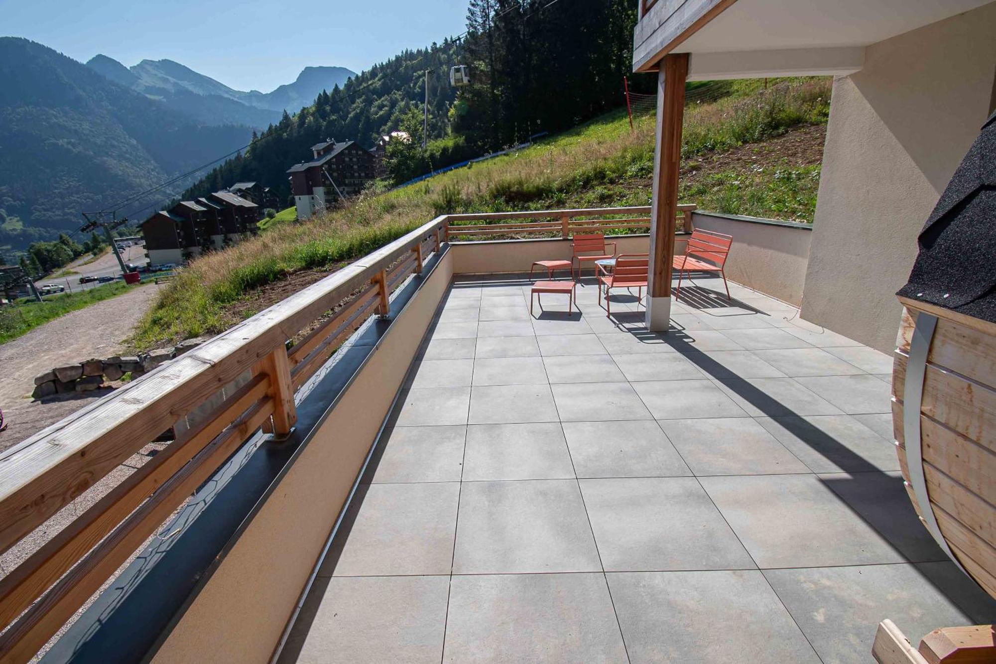 Dans Residence Neuve Le Snow Roc Sur Les Pistes, Grand Studio Cosy 5 Pers Avec Terrasse Panoramique, Sauna, Wifi Сен-Жан-д'Ольп Экстерьер фото